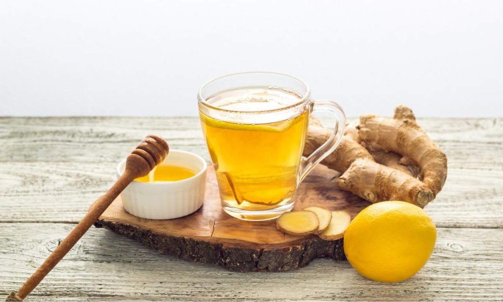 Ginger tea for stopping diarrhea